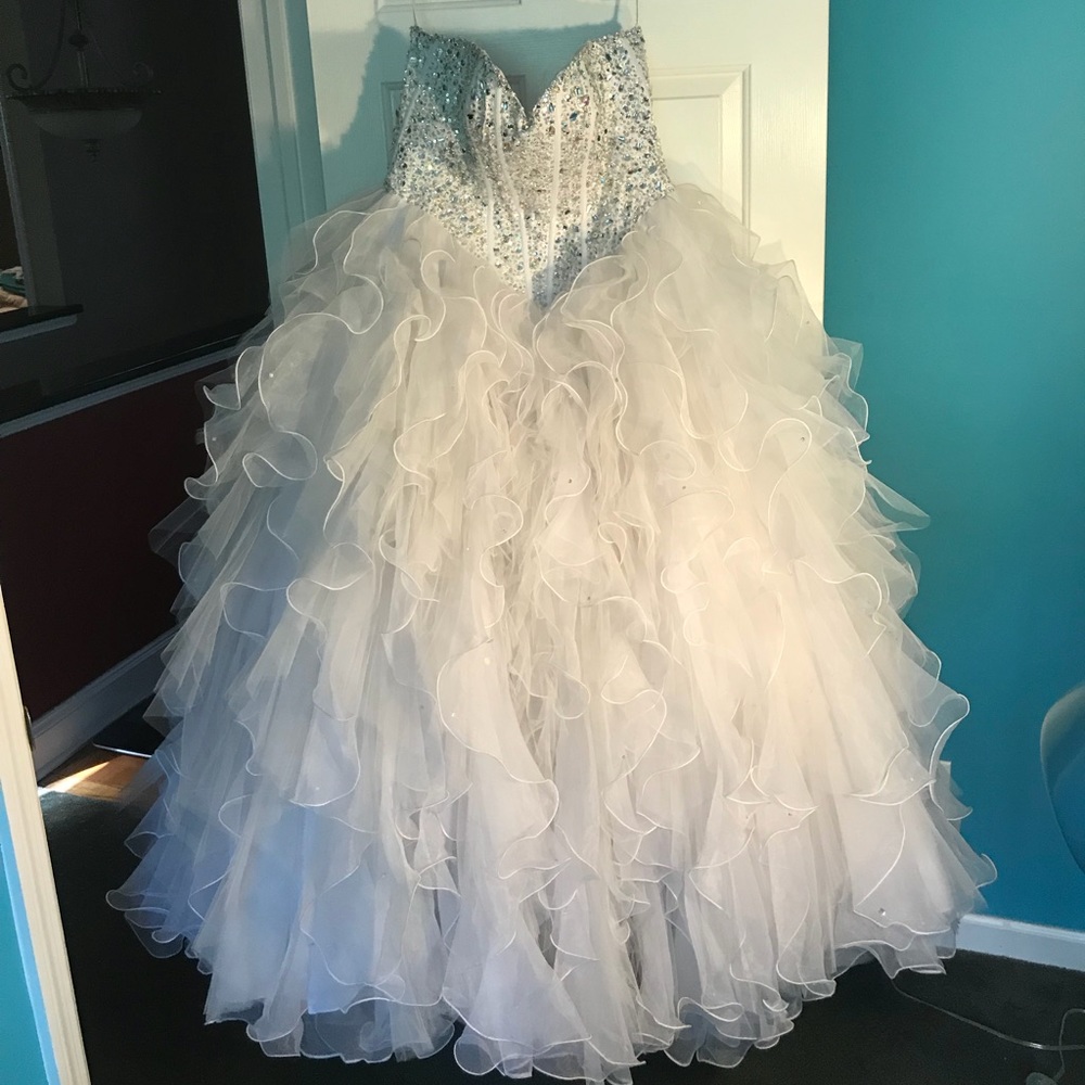 White Mori Lee Gown